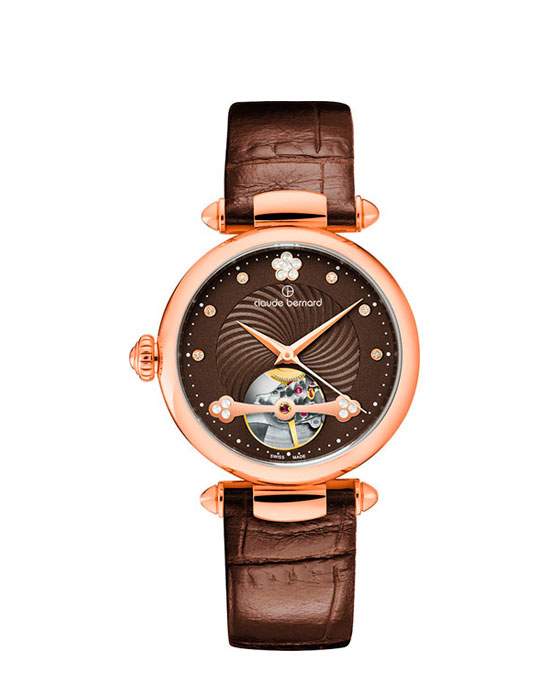 Часы Claude Bernard Dress Code Automatic Open Heart  85022-37RMBRPR